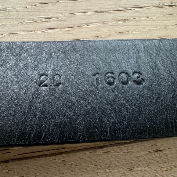 Prada belt black leather made in Italy 85/34 main image 7